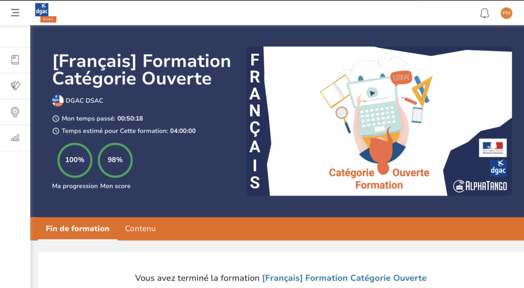 copie decran formation telepilote.aviation civile gouv fr
